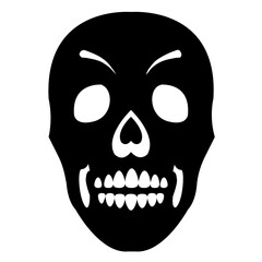 
Scary skull tattoo design
