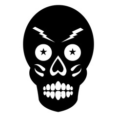 
Isolated vector icon skull
