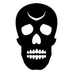 
Scary skull tattoo design
