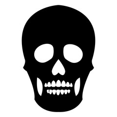 
Scary skull tattoo design
