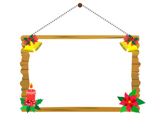 クリスマス壁掛けメッセージボード