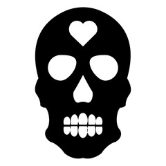 
Scary skull tattoo design
