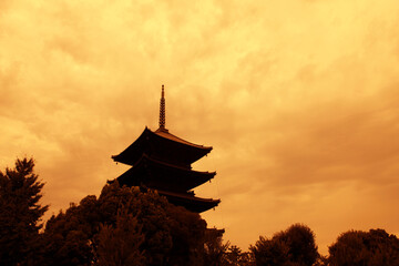 Obraz premium 東寺