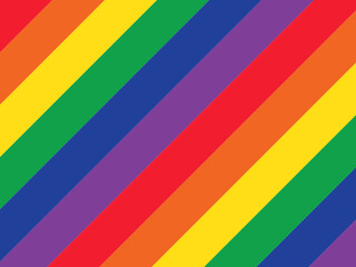 Stripped rainbow background. LGBTQ colors.