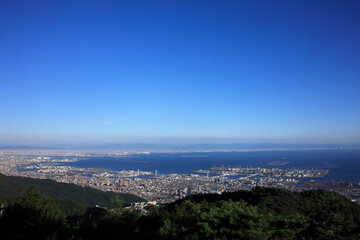 六甲山山頂からの風景