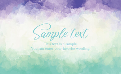 背景 素材 水彩テクスチャ パステルカラー系 拡大縮小自由自在のベクター