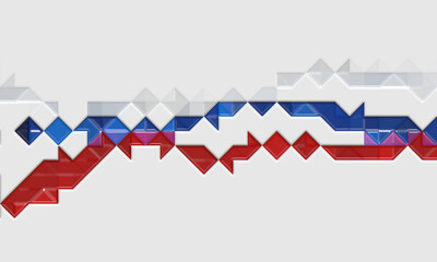 Fototapeta premium Glossy Tiles Color Abstract background