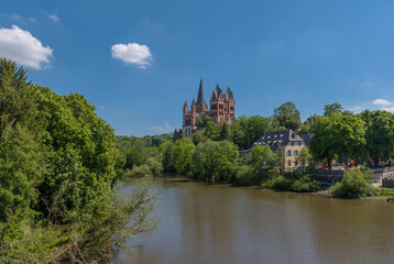 Fototapeta na wymiar The Catholic Cathedral of Limburg, Saint George, Hesse, Germany