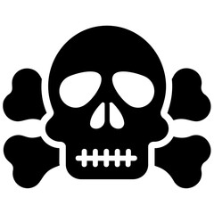 
Danger sign on white background
