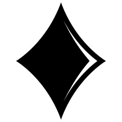 
diamond logo of a poker card 
