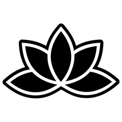 
Wild lotus flower vector icons
