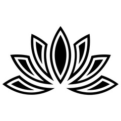 
Wild lotus flower vector icons
