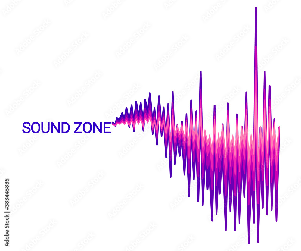 Poster vector sound wave background. abstract electronic technology element for creating music poster. mode