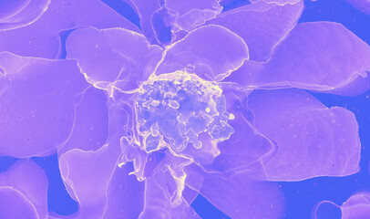 Abstract Paint Wallpaper. Pink Futuristic Minimal 