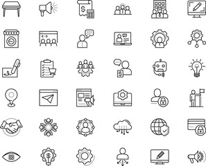 business vector icon set such as: greeting, sport, type, win, location, handshake, learn, tag, calculator, triumph, action, broker, achievement, camera, landing, padlock, realty, behavior, chat