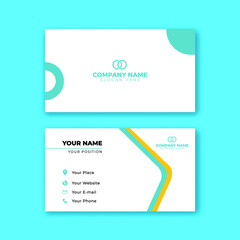 Business card for company and business