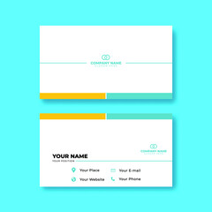 Business card for company and business