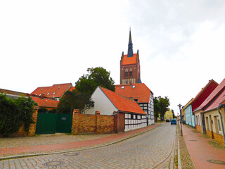 Historische Altstadt mit evangelische St. Marien-Kirche