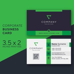 Modern visiting card template