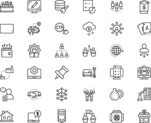 business vector icon set such as: gesture, structure, linear, compliance, treasure, celebrate, scientific, men, celebration, consulting, rain, automotive, consultant, nothing, message, rectangular