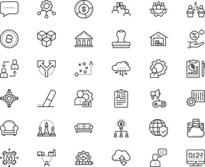 business vector icon set such as: remove, check, innovation, stroke, design element, certified, planning, grunge, mechanical, win, perspective, virus, legal, survey, board, luxury, sharing, mechanism