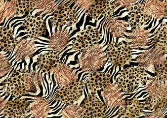 abstract leopard print texture design	
