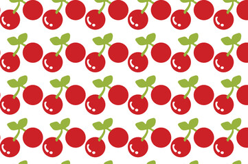 cherry fruit pattern. Suitable for backgrounds and wallpapers.