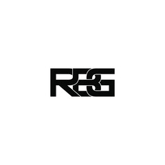 rbg letter original monogram logo design