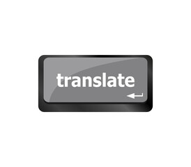 Translate enter button on computer keyboard keys