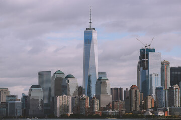Fototapeta premium View of Manhattan from Ellis Island, New York City