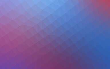 Light Blue, Red vector triangle mosaic texture.