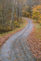 Autumn country road, Vermont