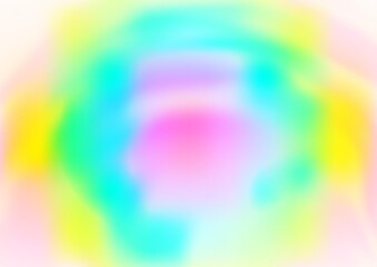 Light Multicolor, Rainbow vector blurred shine abstract template.