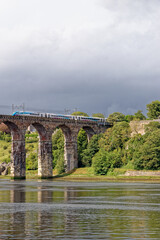 Fototapeta na wymiar Royal Border Bridge - Berwick upon Tweed