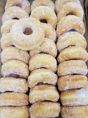 Donuts, fresh milk formula, sweet and soft, appetizing.