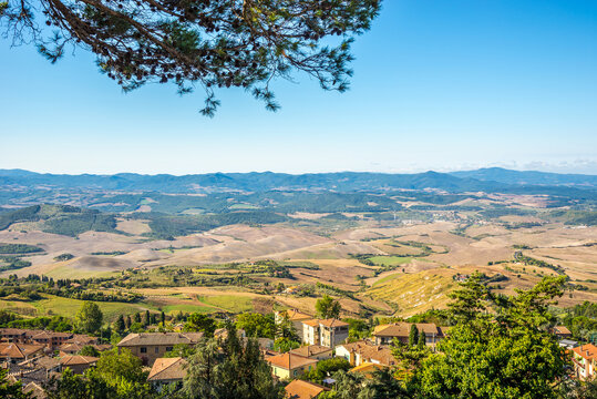 View to Countryside near Voltera town - Italy