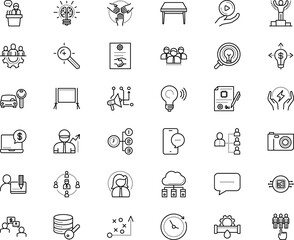 business vector icon set such as: smartphone, trainer, center, hour, cash, businesswoman, relationship, talk, tools, photographic, cloud, lady, extra, do, employment, renting, manage, teacher