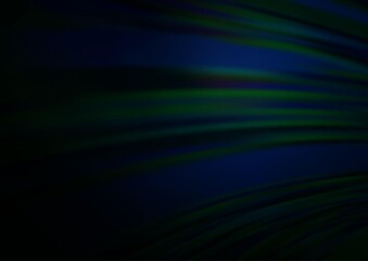 Dark BLUE vector blurred background.