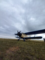 airplane in the sky