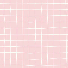 Fototapeta premium Cute checkered seamless background