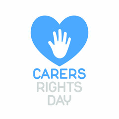 Vector illustration on the theme of Carers rights day observed each year during November.