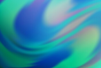 Light BLUE vector colorful blur background.