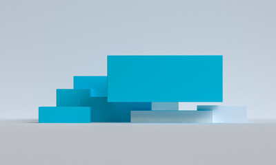 3d minimalist style design, Scene podium mock up presentation, 3d render abstract background.