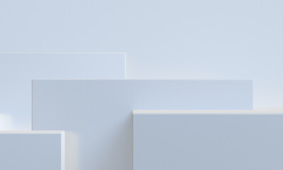 Fototapeta premium 3d minimalist style design, Scene podium mock up presentation, 3d render abstract background.