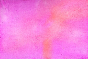 Handpainted pink watercolor background