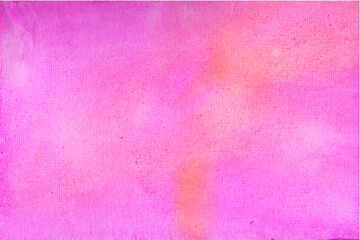 Handpainted pink watercolor background