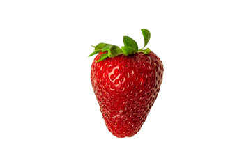 Stawberry isolated on white background with clipping path.