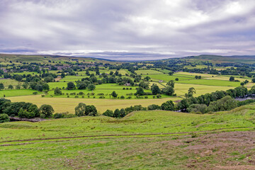 Landscape over the fields - County Durham - United Kingdom