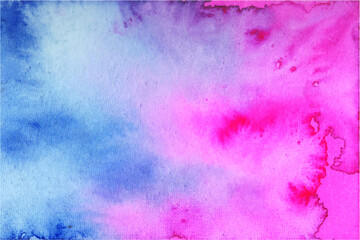 Colorful Handpainted Watercolor Background 