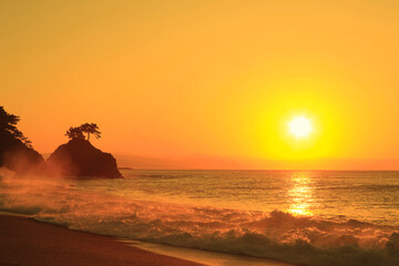 桂浜の日の出
